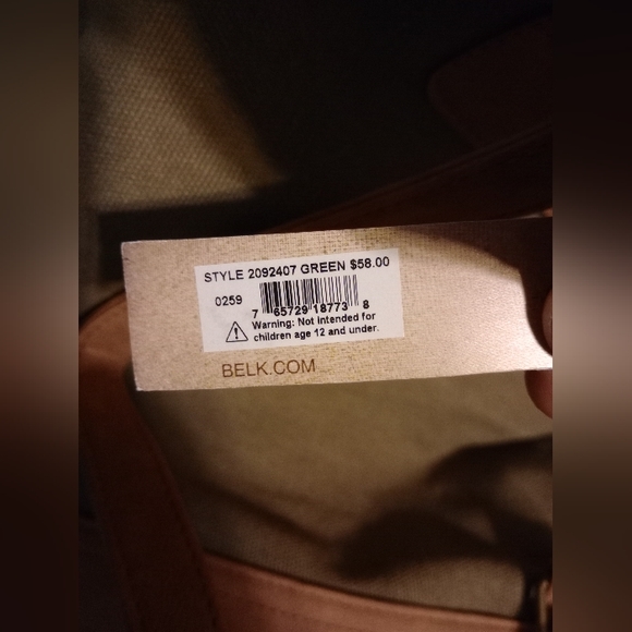 NWT TRUE CRAFT CANVAS AND LEATHER BAG - Picture 3 of 7